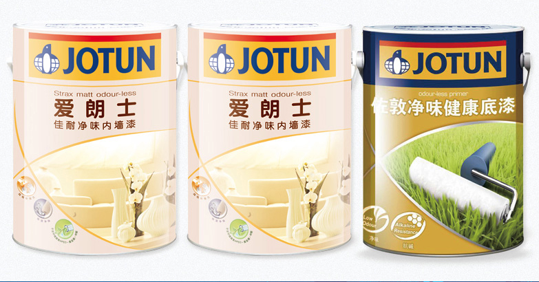 2桶爱朗士佳耐净味内墙漆+1桶乐冠体育·(中国)股份有限公司净味健康底漆